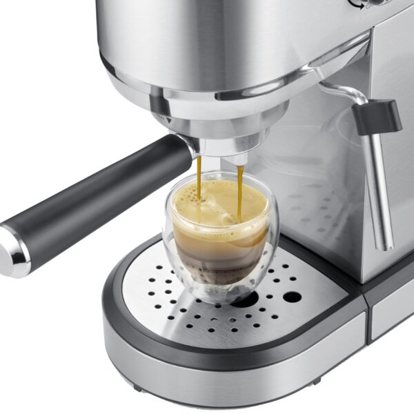 SEVERIN Espressomachine KA 5997, 1.350 Watt, zilver