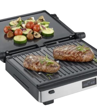 SEVERIN 3-in-1 Contactgrill SEVINI Flex, zilver/zwart