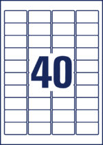 AVERY Zweckform Diefstalbeveiligde Etiketten, 45,7 x 25,4 mm