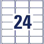 AVERY Zweckform fraudebestendige etiketten, 63,5 x 33,9 mm