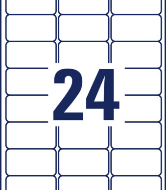 AVERY Zweckform fraudebestendige etiketten, 63,5 x 33,9 mm