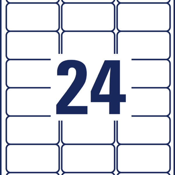 AVERY Zweckform fraudebestendige etiketten, 63,5 x 33,9 mm