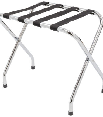 MOOR Bagagerek MARY I, zonder rugleuning, chroom, zilver