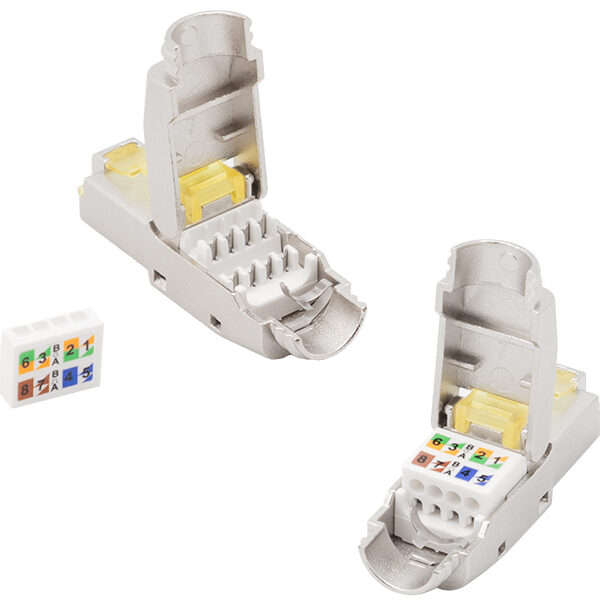 LogiLink RJ45 connector, Cat.8.1, afgeschermd