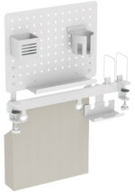 LogiLink Prikbord Bureau Organizer Rail Systeem, wit