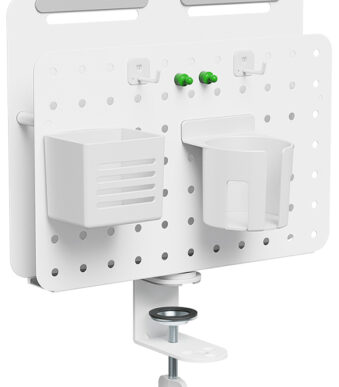 LogiLink Perfoboard Organizer met klembevestiging - wit