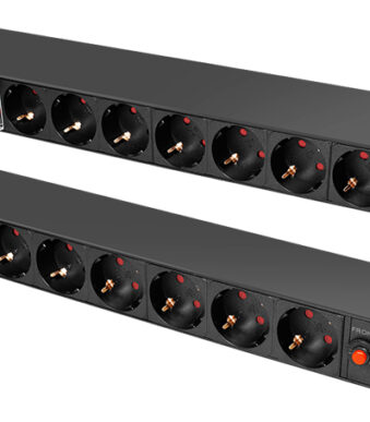 LogiLink 19 inch stekkerdoos 16-voudig met overspanningsbeveiliging