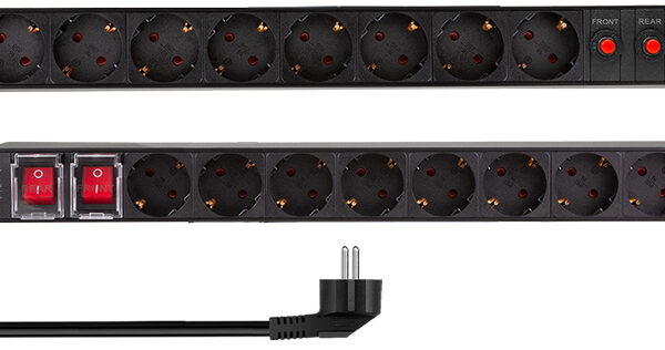 LogiLink 19 inch stekkerdoos 16-voudig met overspanningsbeveiliging