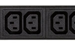 LogiLink 19 inch PDU stekkerdoos 8-voudig zwart met overspanningsbeveiliging