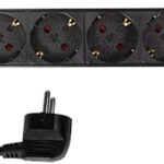 LogiLink 19" stekkerdoos 8-voudig met overspanningsbeveiliging