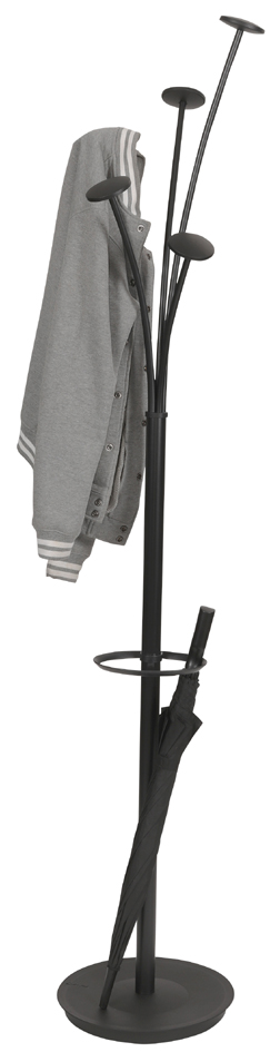 ALBA kapstok FESTIVAL, hoogte 1.870 mm, zwart
