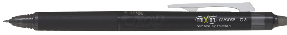 PILOT rollerpen FRIXION POINT CLICKER, zwart