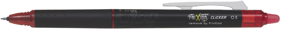 PILOT rollerpen FRIXION POINT CLICKER, rood