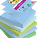Post-it Super Sticky Z-Notes plakbriefjes 76 x 76 mm, Oasis collectie