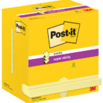 Post-it Super Sticky Z-Notes, 76 x 127 mm, kanariegeel