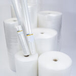 RAADHUIS Luchtkussenfolie, 750 mm x 100 m, transparant