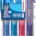 PILOT rollerpen FRIXION BALL CLICKER 07 Set2Go, 4-delig etui