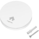 LogiLink rookmelder, extra plat, 85 dB, wit