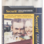 Securit krijtmarkers set medium, 4 stuks