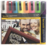 Securit krijtmarkers medium, 8 stuks, basiskleuren