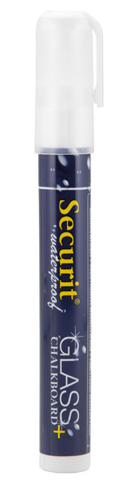 Securit krijtmarker waterproof medium wit