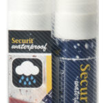 Securit krijtmarkers waterdicht groot, wit, 2 stuks