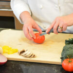 Titanium keukenmes, lengte: 60 mm