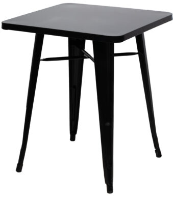 PAPERFLOW outdoor tafel URBAN, 600 x 600 mm, zwart