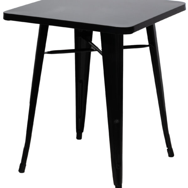 PAPERFLOW outdoor tafel URBAN, 600 x 600 mm, zwart