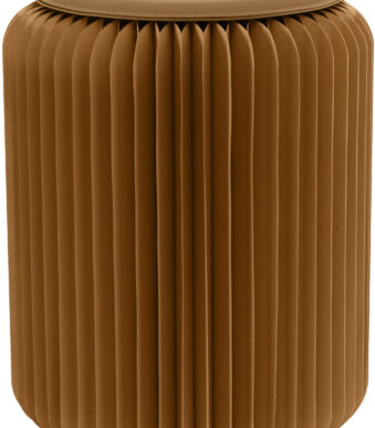 PAPERFLOW Opvouwbare kruk Flexistool, hoogte 420 mm, bruin