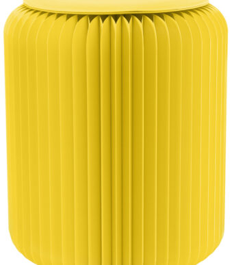 PAPERFLOW Opvouwbare Kruk Flexistool, Hoogte 420 mm, Geel