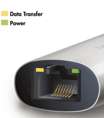 LogiLink USB 3.2 naar Gigabit Ethernet Adapter, aluminium