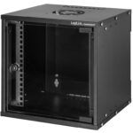 LogiLink 10" wandkast SoHo, gemonteerd, 4 HE, zwart