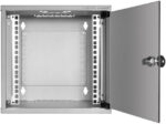 LogiLink 10 inch wandkast SoHo, 4HE, lichtgrijs
