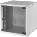 LogiLink 10" wandverdeler SoHo, gemonteerd, 6 HE, grijs