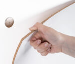 Bi-Office whiteboard LOOP, gelakt, 1.500 x 900 mm