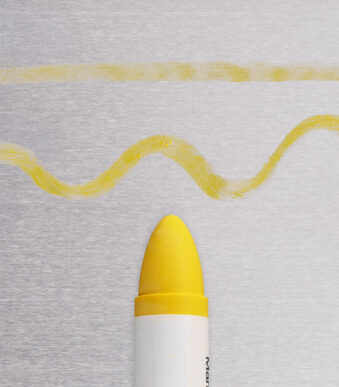 SAKURA krijtstift op wasbasis, wateroplosbaar, geel