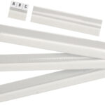 Esselte tabbladen doorzichtig transparant uit folie