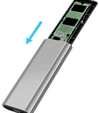 LogiLink USB 3.2 behuizing voor M.2 NVMe SSD, 10 Gbps