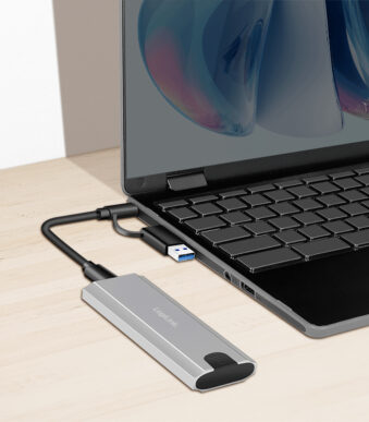 LogiLink USB 3.2 behuizing voor M.2 NVMe SSD, 10 Gbps