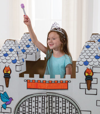 Fellowes Bankers Box XL speelkartonnen kasteel van golfkarton