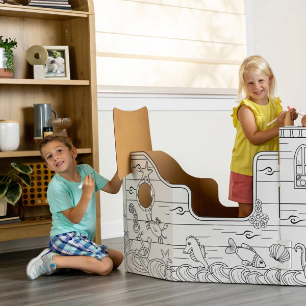 Fellowes Bankers Box XL Speelkarton Piratenschip, golfkarton