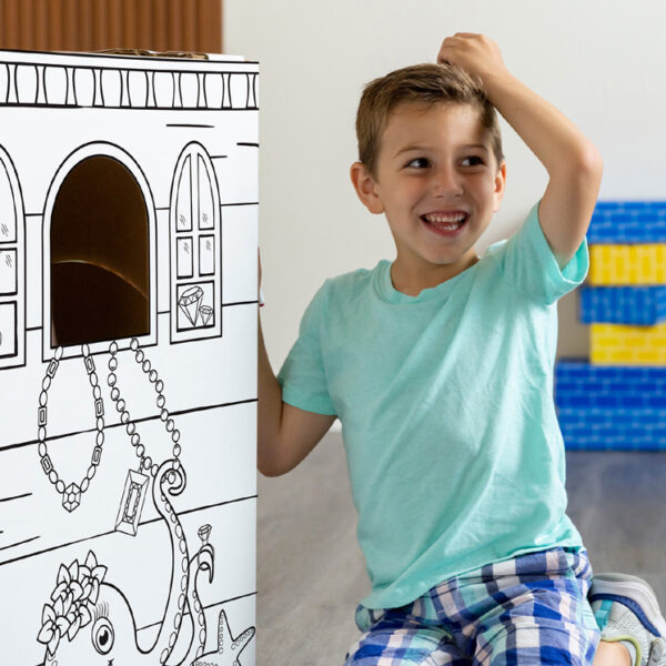 Fellowes Bankers Box XL Speelkarton Piratenschip, golfkarton