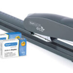 RAPESCO langarmnietmachine ECO, zwart, met nietjes