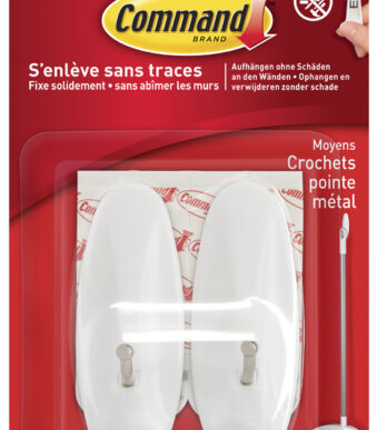 3M Command draadhaak kunststof wit maat M