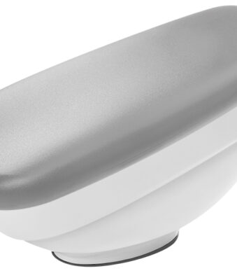 Metaltex Universele Rasp Trio-Box met 3 inzetstukken, grijs/wit