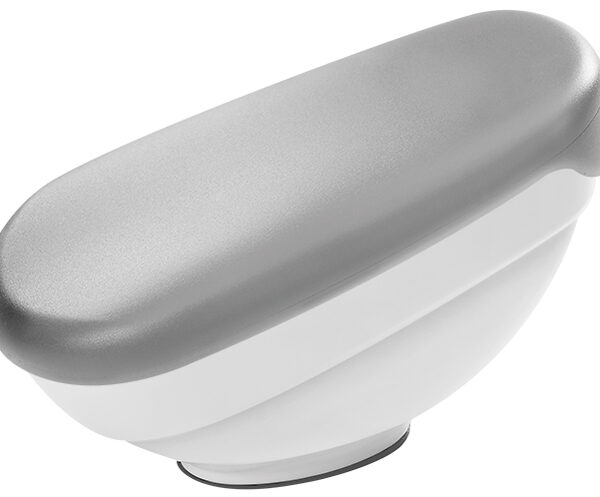 Metaltex Universele Rasp Trio-Box met 3 inzetstukken, grijs/wit