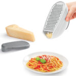 Metaltex Universele Rasp Trio-Box met 3 inzetstukken, grijs/wit