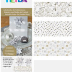 HEYDA Vouwpapier stroken voor mini Fröbelsterren, wit