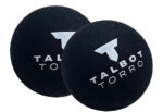 TALBOT torro Squashballen, blauw punt, snel, 2 stuks